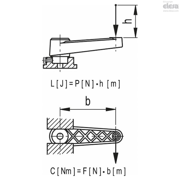 Revolving Handle, Drilled Hub, MT.130